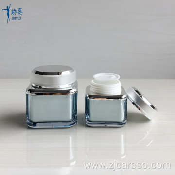 50g Square Acrylic Cosmetic Jar